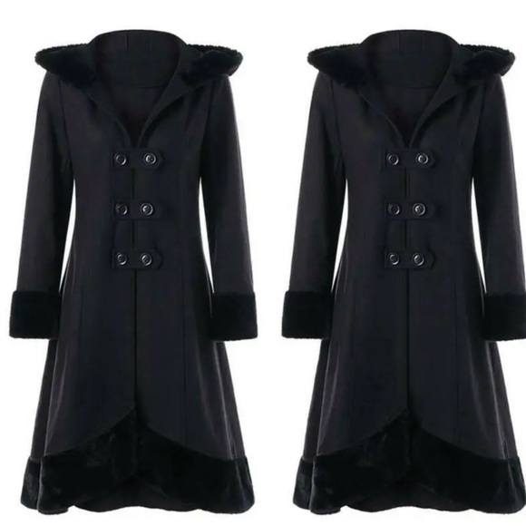 Plus Size LadiesVictorian Coat Gothic Jacket - Picture 2 of 2